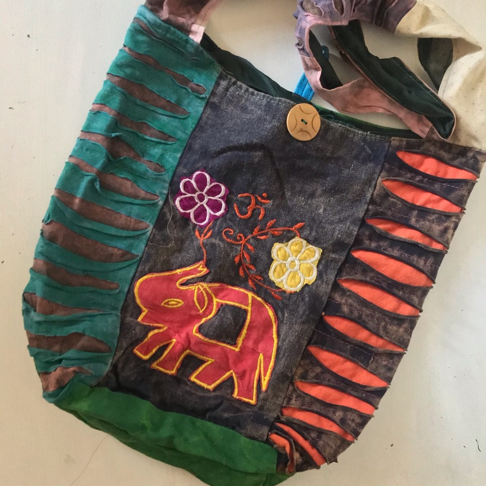 Tibetan tribal crossbody bag